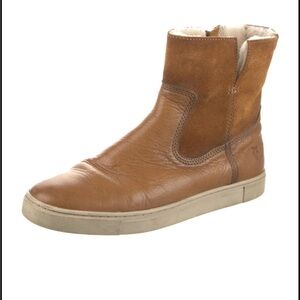Frye Suede & Leather Tan Winter Boots -- size 9